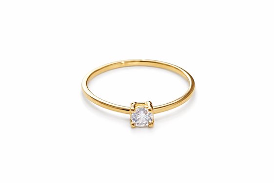 Ring Idee Preziose dal 1987 Woman in Yellow Gold Zircone IP.AK18G/70 - IP.AK18G/70